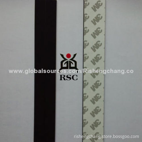 soft pvc magnet which is with self-adhesive, the size can be made according to customers's needs